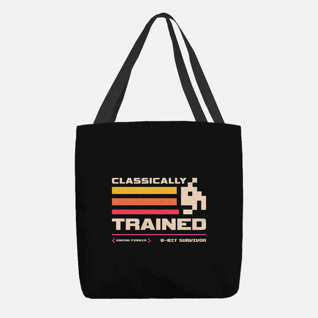 Classically Trained For Retro Gamers-None-Basic Tote-Bag-sachpica