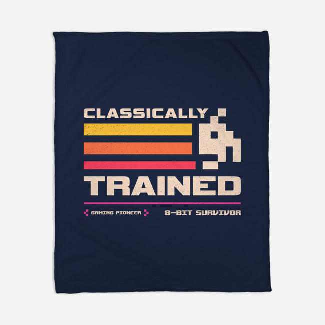 Classically Trained For Retro Gamers-None-Fleece-Blanket-sachpica