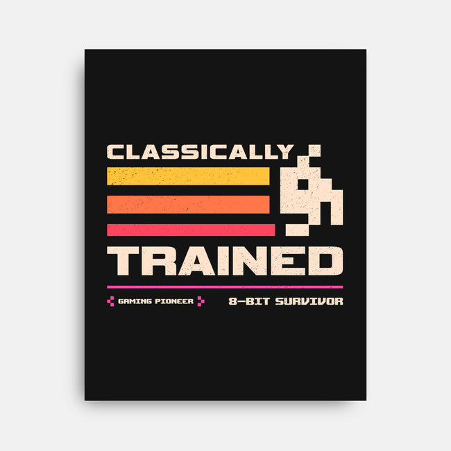 Classically Trained For Retro Gamers-None-Stretched-Canvas-sachpica