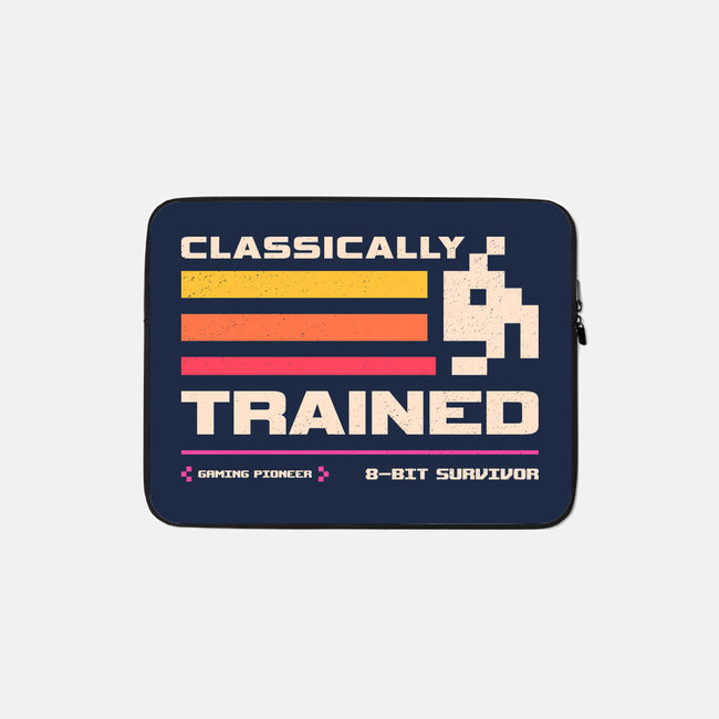 Classically Trained For Retro Gamers-None-Zippered-Laptop Sleeve-sachpica