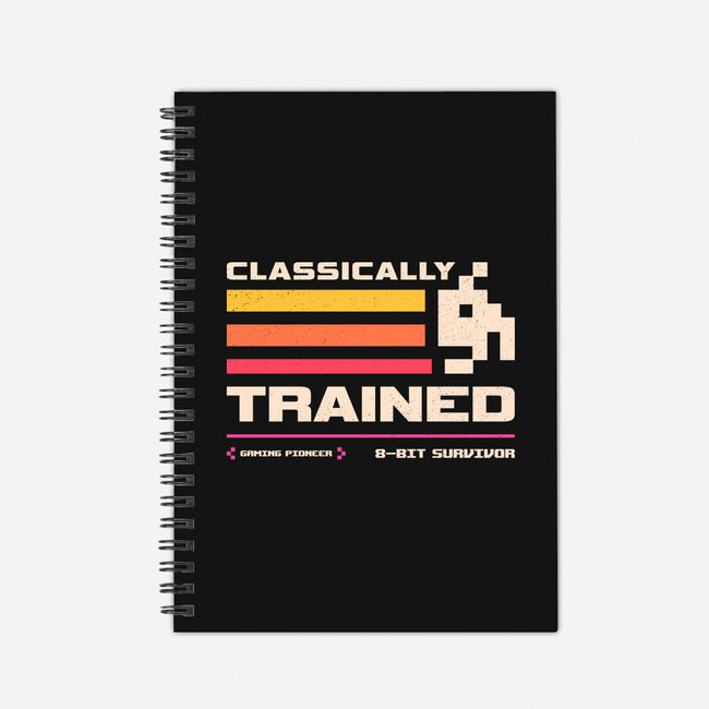 Classically Trained For Retro Gamers-None-Dot Grid-Notebook-sachpica