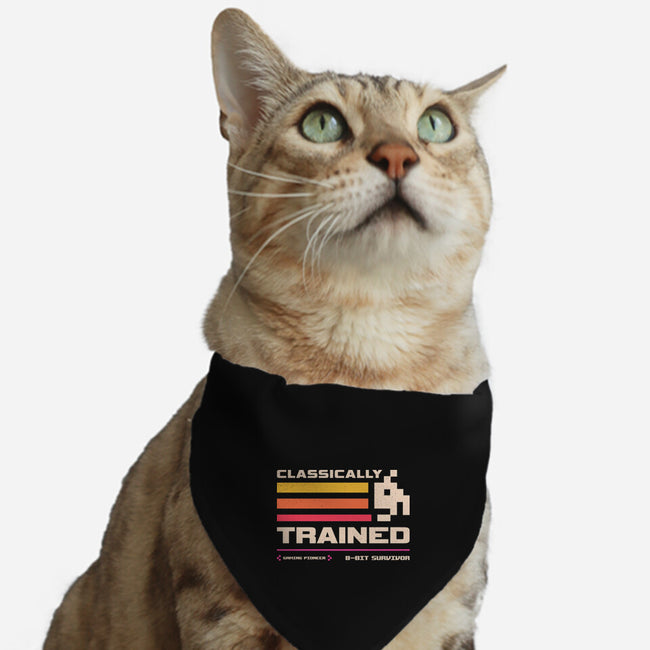 Classically Trained For Retro Gamers-Cat-Adjustable-Pet Collar-sachpica