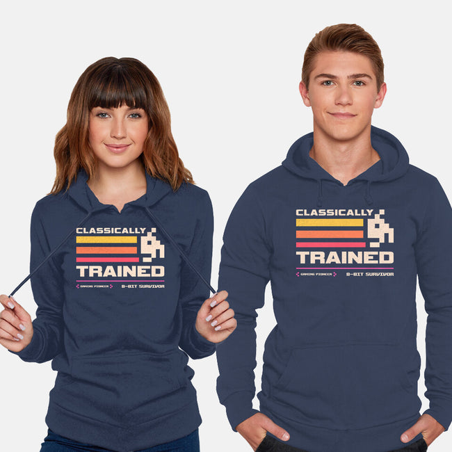 Classically Trained For Retro Gamers-Unisex-Pullover-Sweatshirt-sachpica
