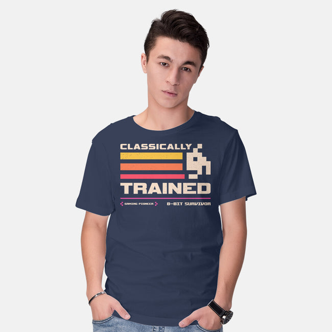 Classically Trained For Retro Gamers-Mens-Basic-Tee-sachpica