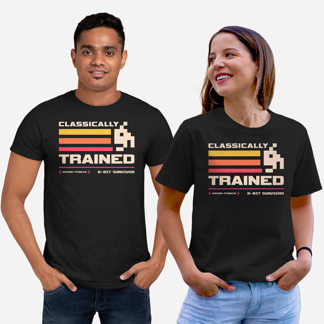 Classically Trained For Retro Gamers-Unisex-Basic-Tee-sachpica