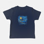 Starry Sky Sea Manta Ray-Baby-Basic-Tee-tobefonseca