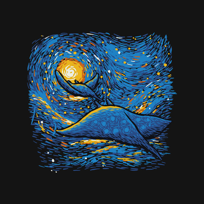 Starry Sky Sea Manta Ray-None-Memory Foam-Bath Mat-tobefonseca