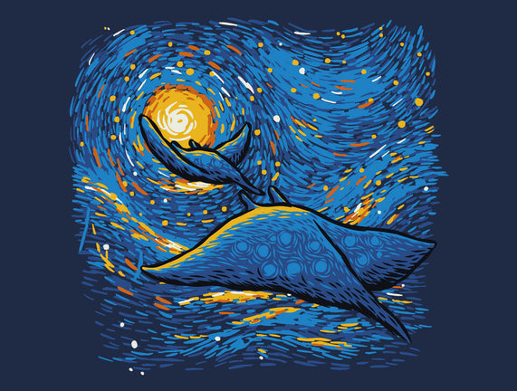 Starry Sky Sea Manta Ray