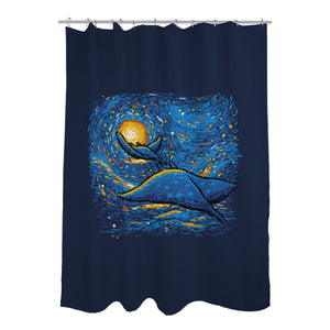 Starry Sky Sea Manta Ray