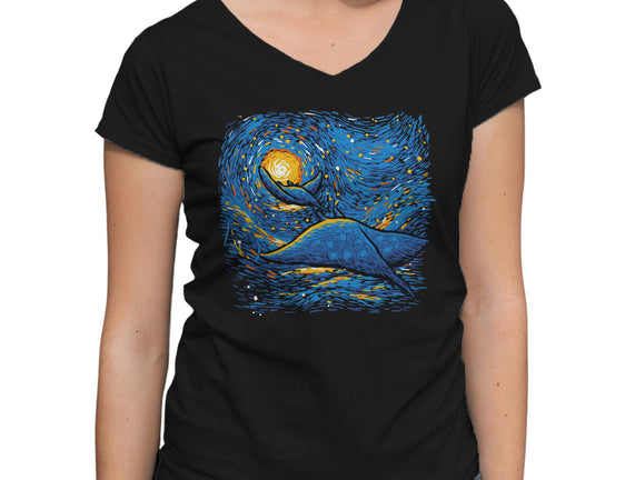 Starry Sky Sea Manta Ray