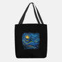 Starry Sky Sea Manta Ray-None-Basic Tote-Bag-tobefonseca