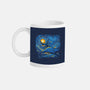 Starry Sky Sea Manta Ray-None-Mug-Drinkware-tobefonseca