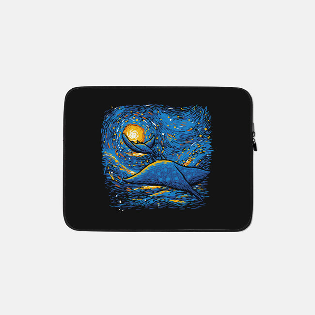 Starry Sky Sea Manta Ray-None-Zippered-Laptop Sleeve-tobefonseca