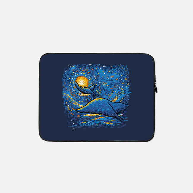 Starry Sky Sea Manta Ray-None-Zippered-Laptop Sleeve-tobefonseca