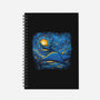 Starry Sky Sea Manta Ray-None-Dot Grid-Notebook-tobefonseca