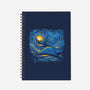 Starry Sky Sea Manta Ray-None-Dot Grid-Notebook-tobefonseca