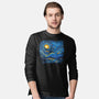 Starry Sky Sea Manta Ray-Mens-Long Sleeved-Tee-tobefonseca