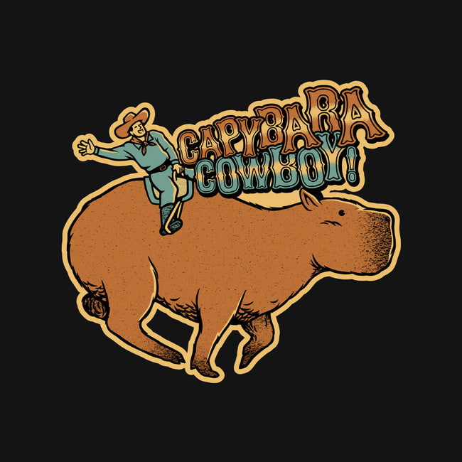 Capybara Cowboy-Mens-Heavyweight-Tee-tobefonseca