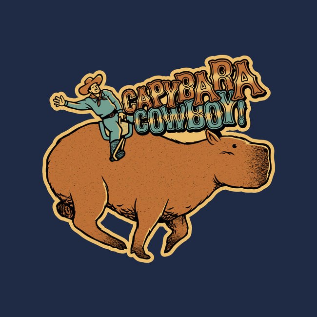 Capybara Cowboy-None-Stretched-Canvas-tobefonseca