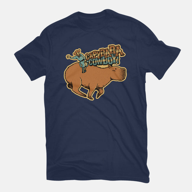 Capybara Cowboy-Mens-Heavyweight-Tee-tobefonseca