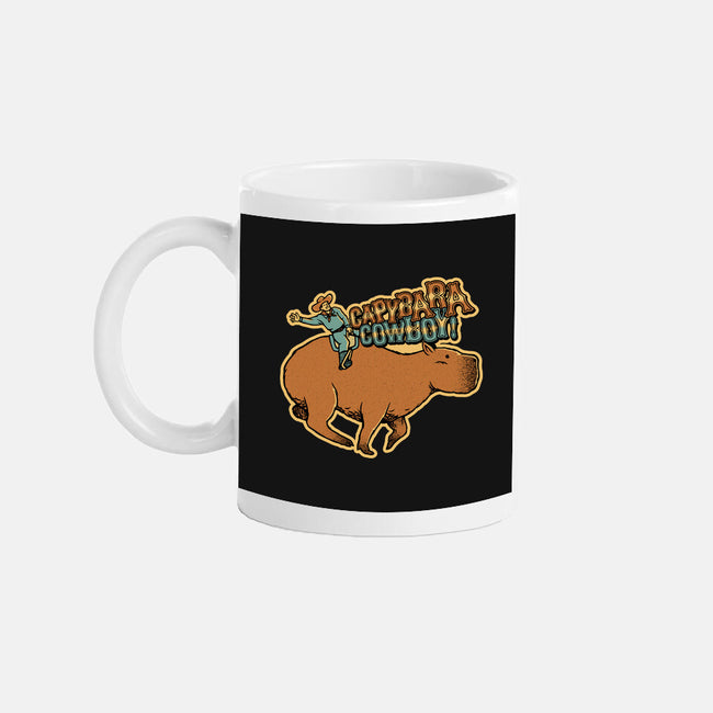 Capybara Cowboy-None-Mug-Drinkware-tobefonseca