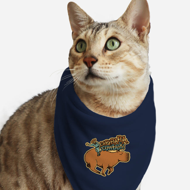 Capybara Cowboy-Cat-Bandana-Pet Collar-tobefonseca