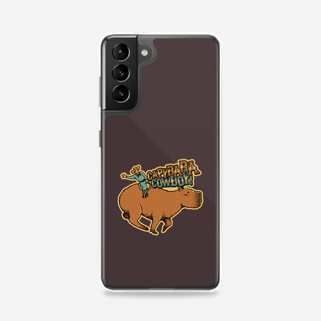 Capybara Cowboy-Samsung-Snap-Phone Case-tobefonseca