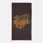 Capybara Cowboy-None-Beach-Towel-tobefonseca