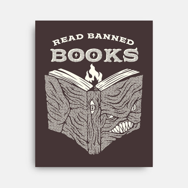 Read Banned Books-None-Stretched-Canvas-tobefonseca