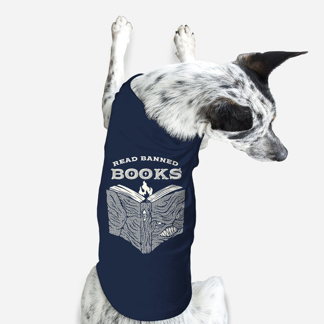 Read Banned Books-Dog-Basic-Pet Tank-tobefonseca