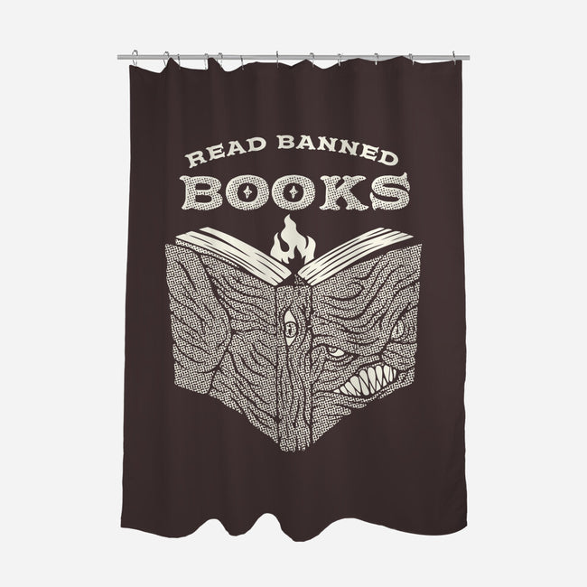 Read Banned Books-None-Polyester-Shower Curtain-tobefonseca
