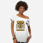 Enhanced Gun-Womens-Off Shoulder-Tee-Azafran