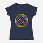 My Xquad-Womens-V-Neck-Tee-nickzzarto