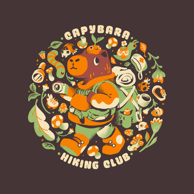 Capybara Hiking Club-None-Zippered-Laptop Sleeve-Estudio Horta