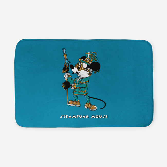 Steampunk Mouse-None-Memory Foam-Bath Mat-imisko