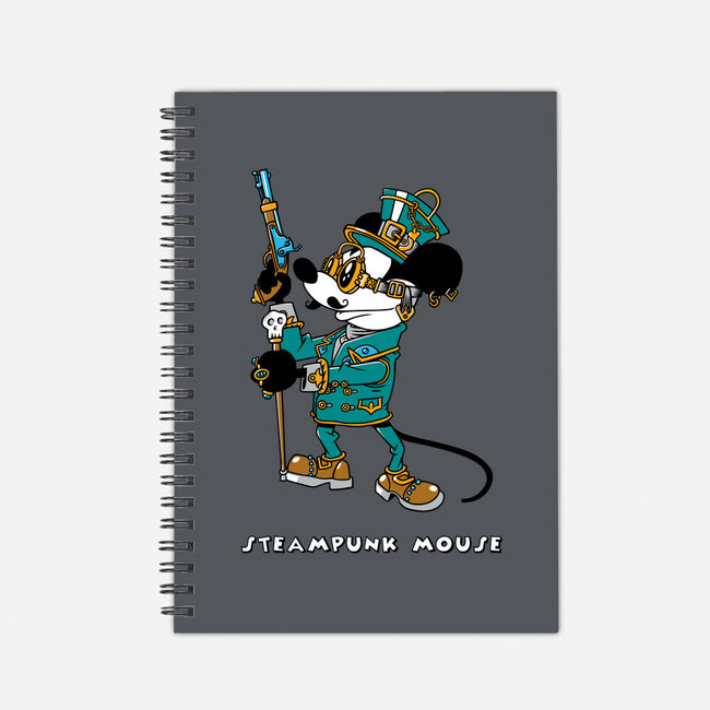 Steampunk Mouse-None-Dot Grid-Notebook-imisko
