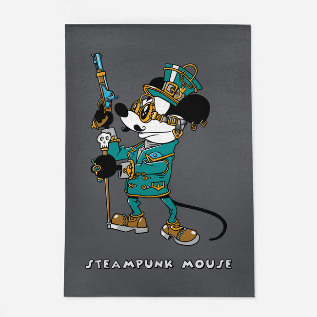 Steampunk Mouse-None-Indoor-Rug-imisko