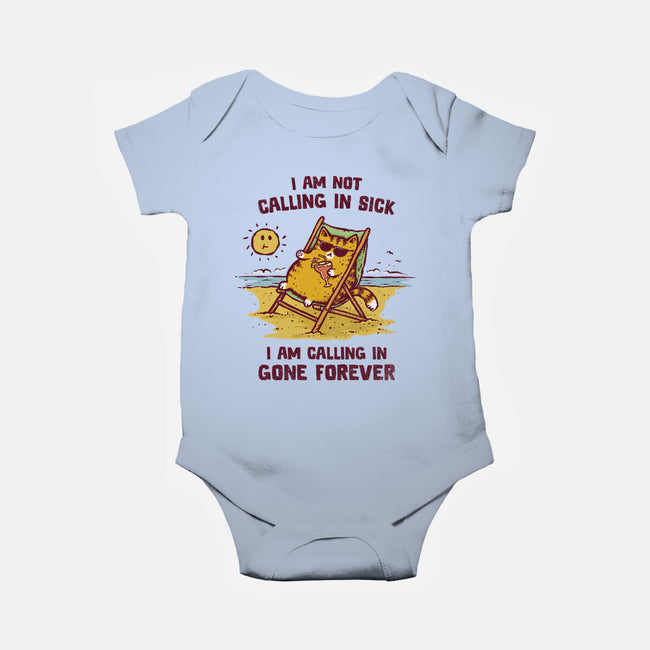 Calling In Gone Forever-Baby-Basic-Onesie-kg07