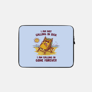 Calling In Gone Forever-None-Zippered-Laptop Sleeve-kg07