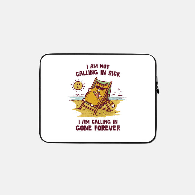Calling In Gone Forever-None-Zippered-Laptop Sleeve-kg07