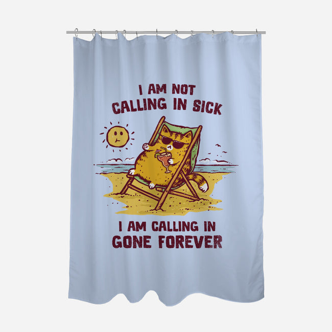 Calling In Gone Forever-None-Polyester-Shower Curtain-kg07