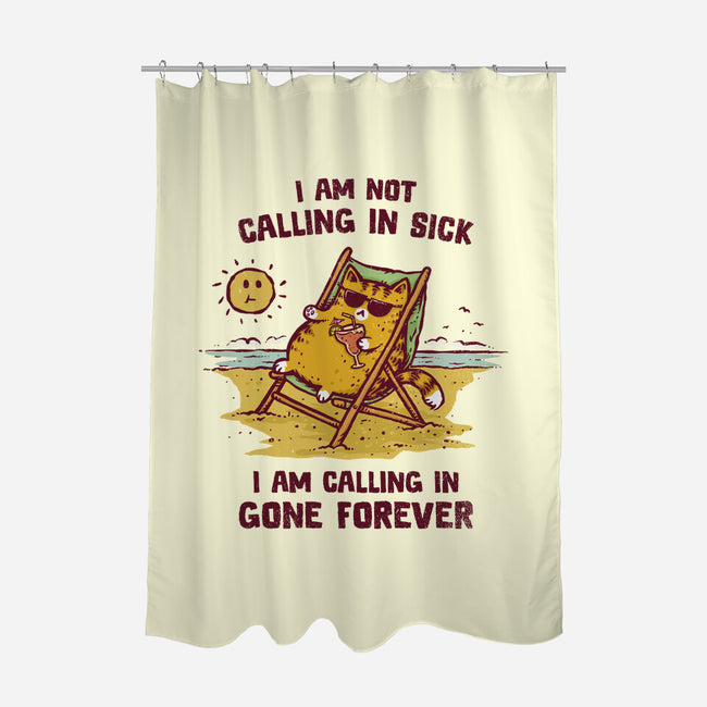 Calling In Gone Forever-None-Polyester-Shower Curtain-kg07