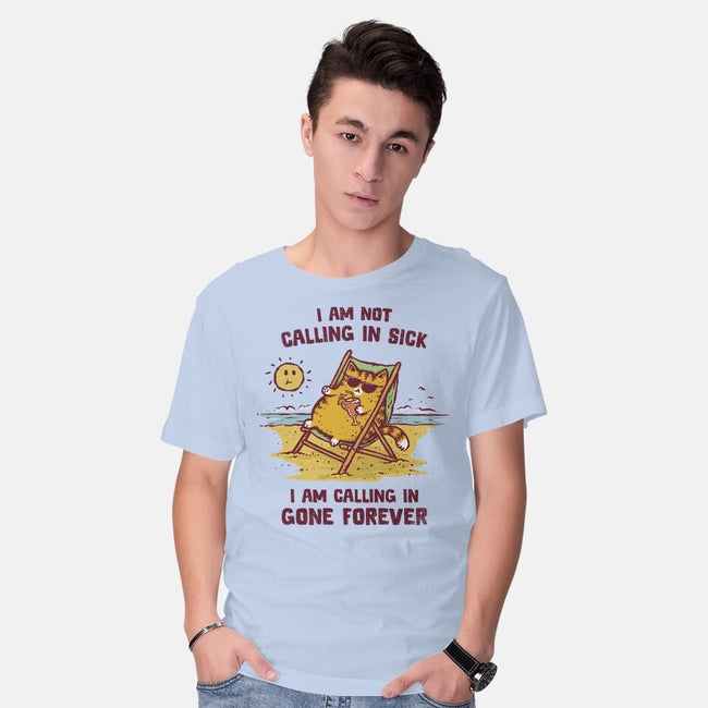 Calling In Gone Forever-Mens-Basic-Tee-kg07