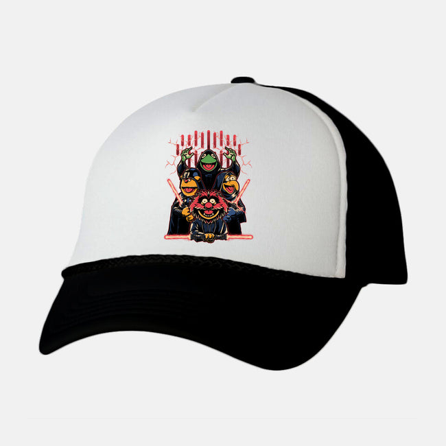 Evil Dark Puppets-Unisex-Trucker-Hat-Studio Mootant