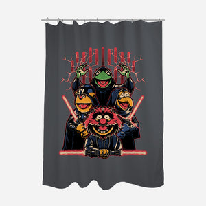 Evil Dark Puppets-None-Polyester-Shower Curtain-Studio Mootant