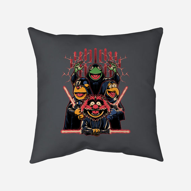 Evil Dark Puppets-None-Non-Removable Cover w Insert-Throw Pillow-Studio Mootant