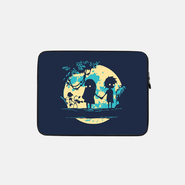 Limbo's Moon-None-Zippered-Laptop Sleeve-Xentee