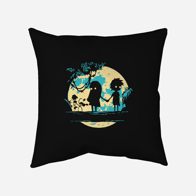 Limbo's Moon-None-Removable Cover-Throw Pillow-Xentee