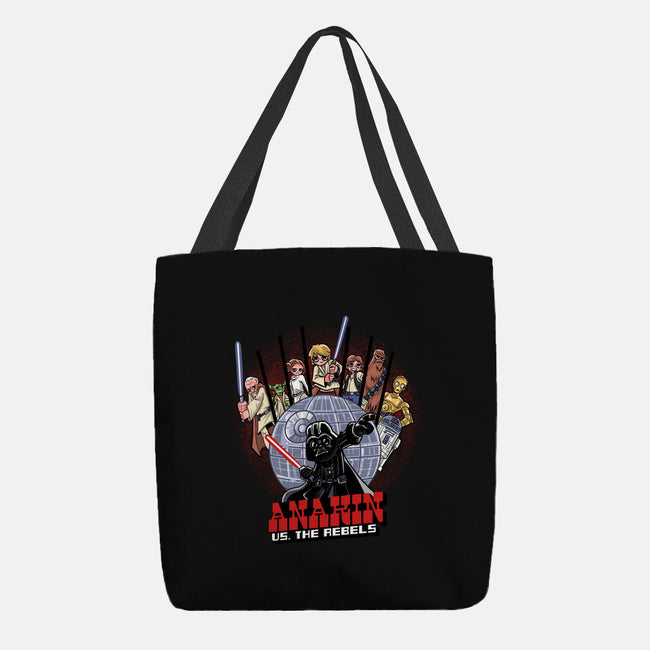 Anakin Vs The Rebels-None-Basic Tote-Bag-zascanauta