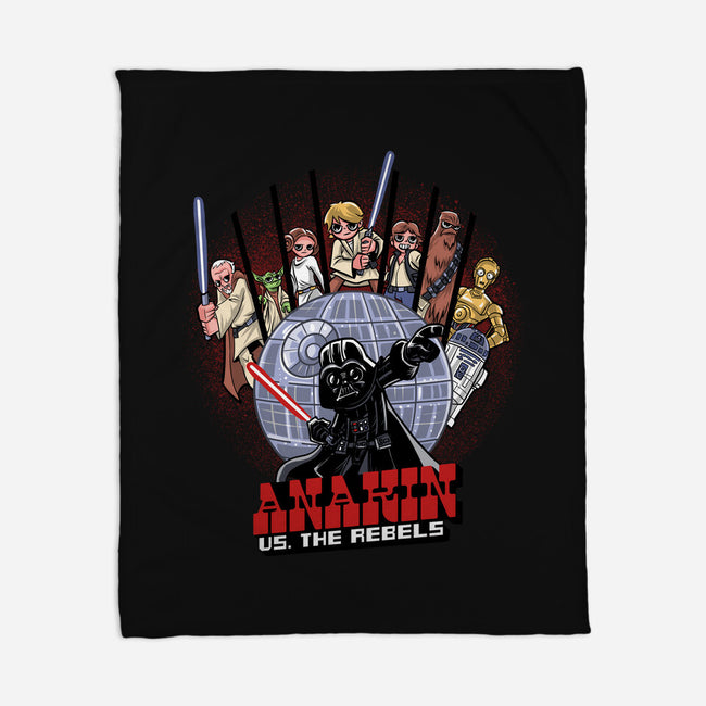 Anakin Vs The Rebels-None-Fleece-Blanket-zascanauta